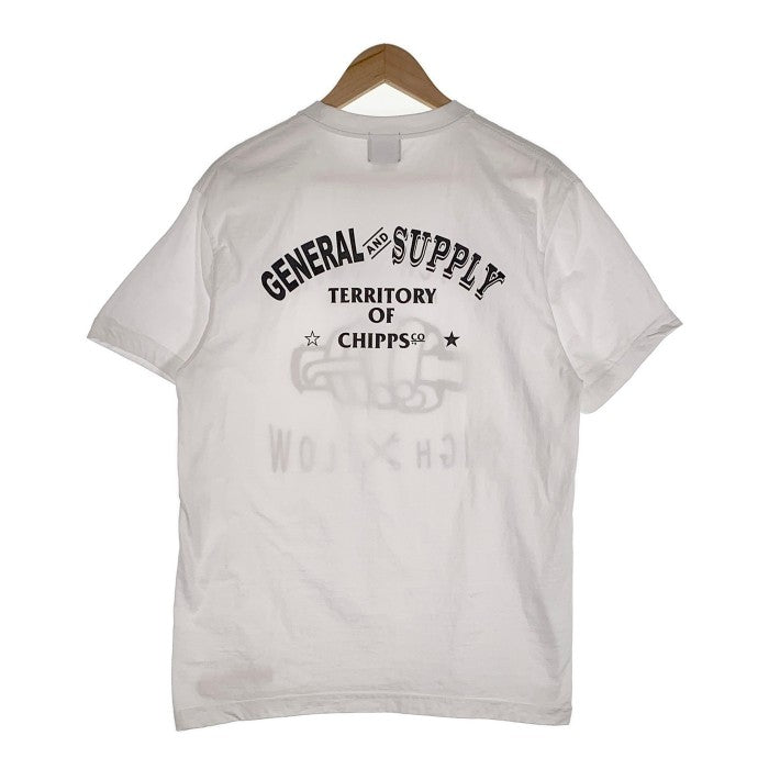 CHIPPS COMPANY チップスカンパニー プリント Tシャツ ホワイト Size XL 福生店