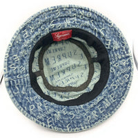 SUPREME シュプリーム 20SS Jacquard Logos Denim Crusher ジャガードロゴ デニムクラッシャーハット インディゴ Size S/M 福生店