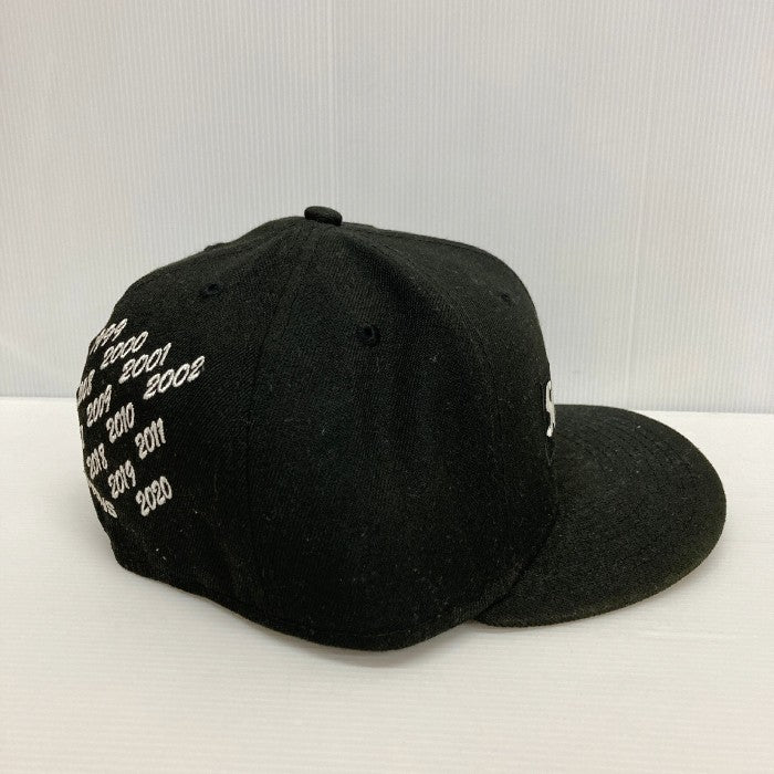 Supreme シュプリーム 21SS 27-time Champions Box Logo Cap ブラック