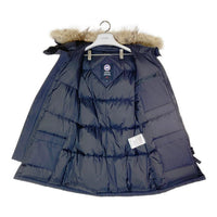 CANADA GOOSE カナダグース 3438JM JASPER コヨーテファー ダウンジャケット ネイビー sizeS 瑞穂店