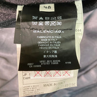 BALENCIAGA バレンシアガ ウールブレンド ピーコート 3CTV85 4140 ブラック size48 瑞穂店