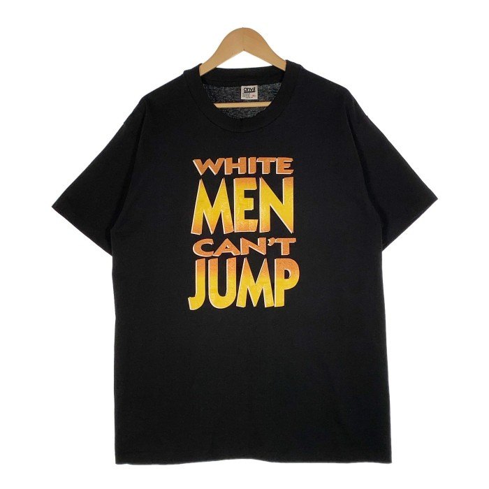 WHITEMENCANWHITE MEN CAN'T JUMP プリントTシャツ ブラック ムービー anvil Size XL 福生店