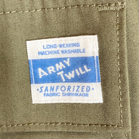 ARMY TWILL アーミーツイル Over Pants プレーン オーバーパンツ AW-22AW5001 カーキ sizeL 瑞穂店