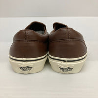 VANS バンズ Classic slip-on クラシック スリッポン Aged leather エイジドレザー VN-0QFD75J ブラウン size27.5cm 瑞穂店