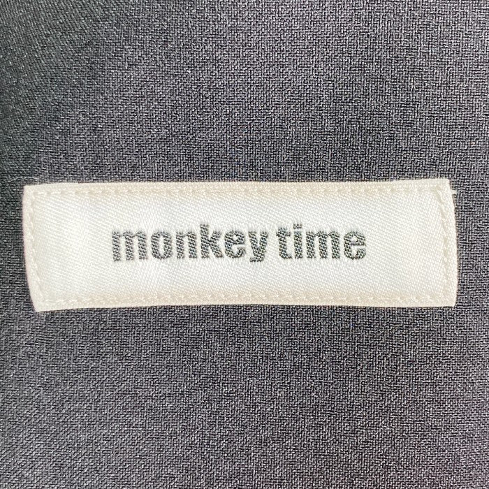 MONKEY TIME モンキータイム テーラードジャケット 8322-199-0024 ブラック sizeL 瑞穂店