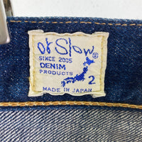 or Slow オアスロウ デニムパンツ ジーンズ インディゴ W82cm 瑞穂店