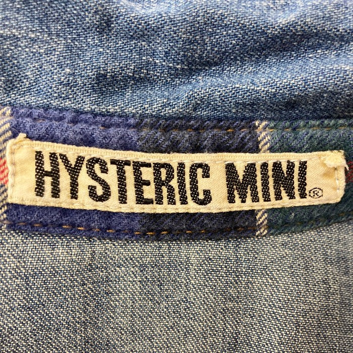 HYSTERIC MINI ヒステリックミニ 刺繍デニムシャツ インディゴブルー size120cm 瑞穂店
