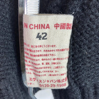 EVISU エヴィス カウチン ウール ニット パーカー 黒 ブラック size38 瑞穂店