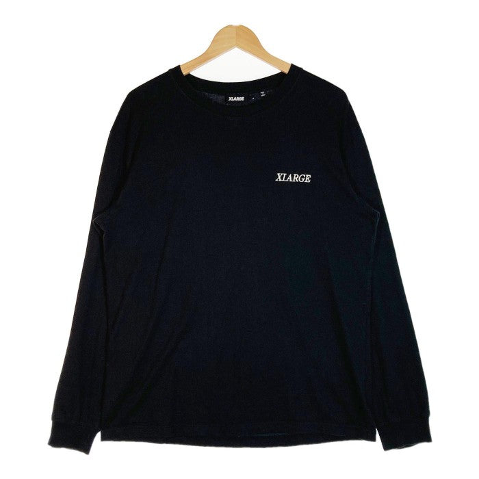 XLARGE エクストララージ バックプリント 長袖Ｔシャツ ブラック sizeL