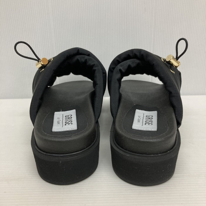 La Talon GRISE ルタロン グリーズ PLATFORM CROSS PADDED SANDALS