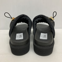La Talon GRISE ルタロン グリーズ PLATFORM CROSS PADDED SANDALS サンダル ブラック sizeS 瑞穂店