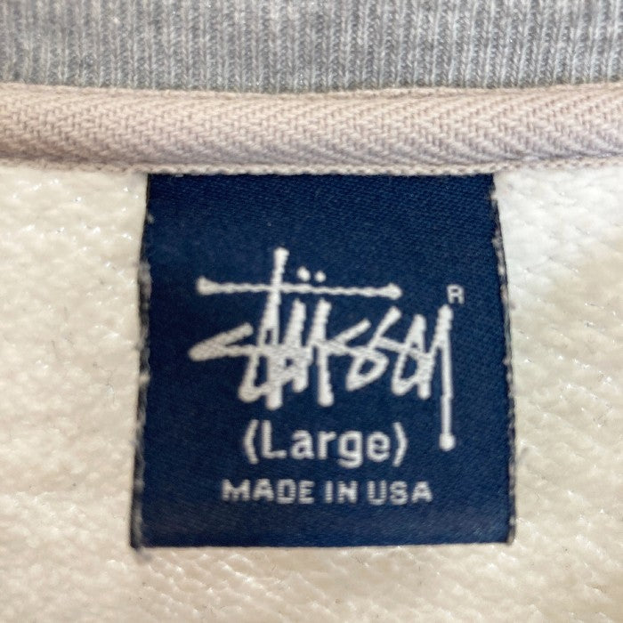 STUSSY ステューシー スウェット トレーナー グレー sizeL 瑞穂