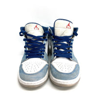 NIKE ナイキ DN3706-401 AIR JORDAN 1 MID SE WHITE エアジョーダン 1 ミッド SE ホワイト スニーカー ブルー size27cm 瑞穂店