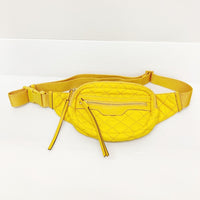 TORY BURCH トリーバーチ ウエストバッグ ナイロン PERRY QUILTED NYLONBELT BAG ボディバッグ キルティング イエロー 黄色 瑞穂店