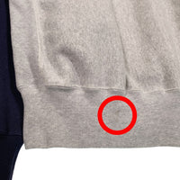 Champion チャンピオン REVERSE WEAVE リバースウィーブ クルーネックスウェットトレーナー 袖切替 Size L 福生店