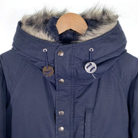 THE NORTH FACE PUPLE LABEL ノースフェイス パープルレーベル BRUSHED LONG SEROW 光電子 ダウンジャケット ネイビー ND2455N Size M 福生店