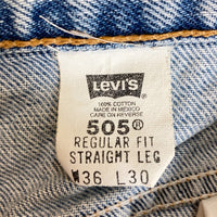 LEVI'S リーバイス 505 メキシコ製 デニムパンツ インディゴ sizeW36 L30 瑞穂店