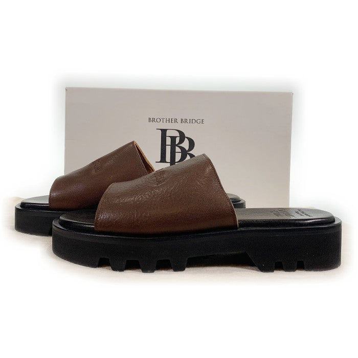 CAPTAINS HELM キャンプテンズヘルム BROTHER BRIDGE ブラザーブリッジ VENEZIA SANDAL レザーサンダル  ブラウン sizeL 福生店