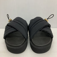 La Talon GRISE ルタロン グリーズ PLATFORM CROSS PADDED SANDALS サンダル ブラック sizeS 瑞穂店