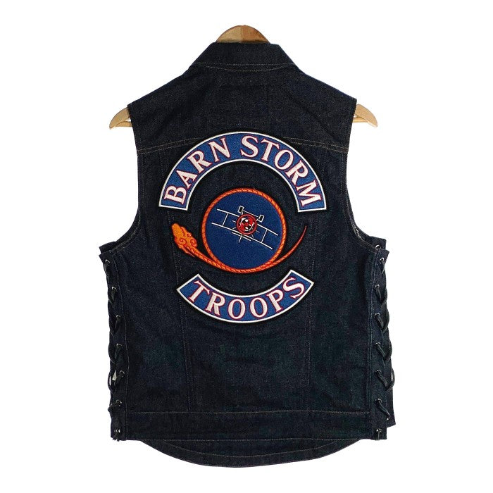 KADOYA カドヤ BARN STORM TROOPS G VEST デニムベスト インディゴ Size M 福生店