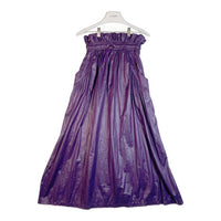 MURRAL ミューラル ドローストリングスカート ロングスカート パープル sizeF 瑞穂店