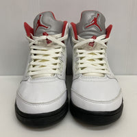 NIKE ナイキ AIR JORDAN5 RETRO Fire Red エアジョーダン5 レトロ ファイア レッド DA1911-102 ホワイト size27.5cm 瑞穂店