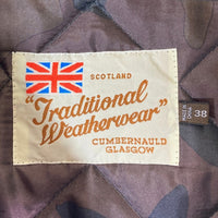 Traditional Weatherwear トラディショナルウェザーウェア WAVERLY HOOD キルティングジャケット ブラック size38 瑞穂店