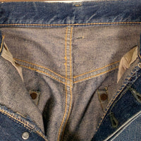 50's LEVI'S リーバイス 501XX デニムパンツ 革パッチ 両面タブ リペアあり Size W82cm L76cm 福生店