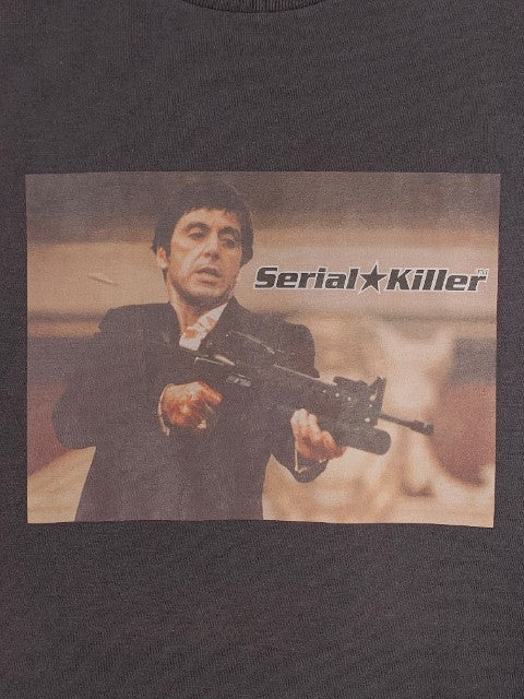 Serial Killer シリアルキラー スカーフェイス アルパチーノ プリントTシャツ チャコール デッドストック Size L 福生店