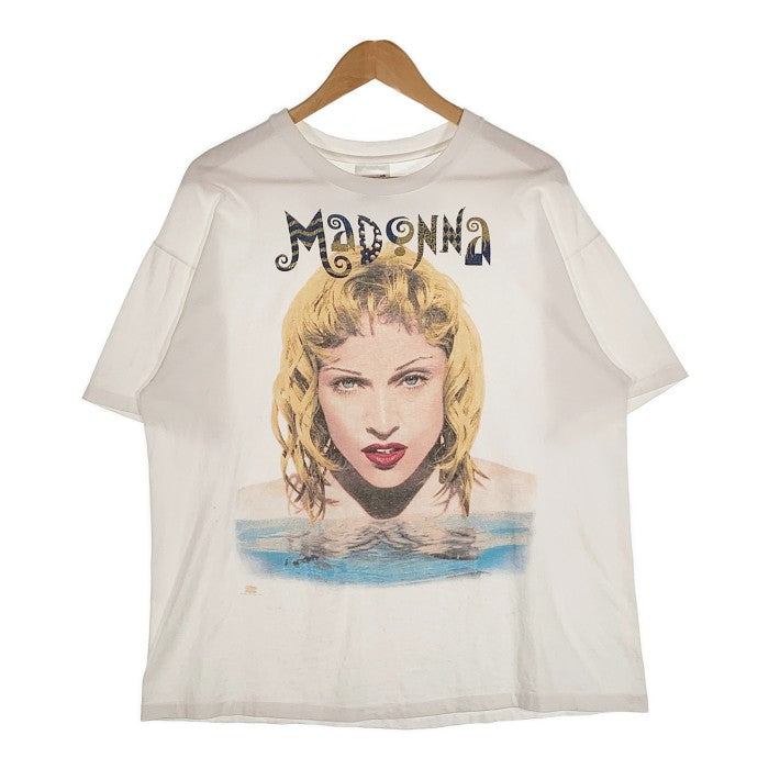 90's Madonna マドンナ THE GIRLIE SHOW プリントTシャツ ホワイト