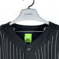 HUF ハフ FOREVER BASEBALL JERSEY フォーエバー ジャージーベースボールシャツ ブラック sizeXL 瑞穂店