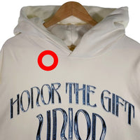 HONOR THE GIFT オナーザギフト UNION ユニオン プリント プルオーバースウェットパーカー ホワイト Size XL 福生店
