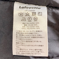 Lafayette ラファイエット LFYT PRIMALOFT MILITARY PARKA プリマロフト ミリタリーパーカー ジャケット 中綿 ブラック LA201009 Size XXL 福生店