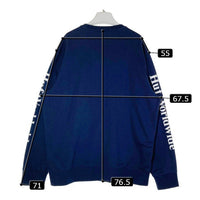 HUF ハフ PF00264 ESSENTIALS DOMESTIC CREW エッセンシャルズドメスティッククルー スウェットト レーナー ロゴ プリント ネイビー sizeXXL 瑞穂店