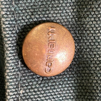 Carhartt カーハート C10HTG ダック地 ブランケットコート USA製 ワークジャケット 青緑 BLUE GREEN sizeM 瑞穂店