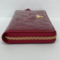 Vivienne Westwood ヴィヴィアンウエストウッド 55VV310 長財布 エナメル オーブ ラウンドファスナー レッド 瑞穂店