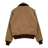 TROPHY CLOTHING トロフィークロージング コーデュロイ 襟ボア リブジャケット ベージュ Size 38 福生店