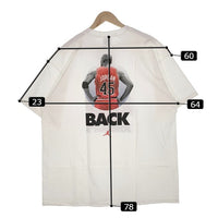 90's NIKE ナイキ Michael Jordan マイケルジョーダン JORDAN’S BACK 45 Tee プリントTシャツ ホワイト USA製 デッドストック ② Size XL 福生店
