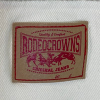 RODEO CROWNS ロデオクラウンズ ショルダーFレザージョガーサロペット オフホワイト sizeF 瑞穂店