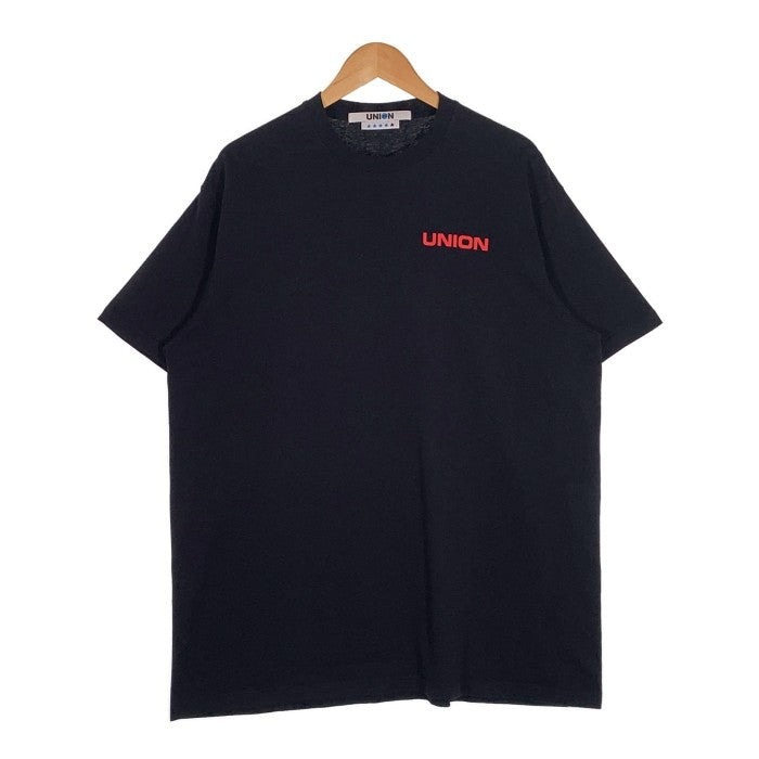 UNION ユニオン 21SS NOAH ノア Big Logo Lock-up Tee ビッグロゴ ロックアップ 30周年 ブラック Size XL  福生店