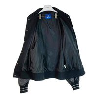 MAISON EMERALD メゾンエメラルド BASEBALL JACKET スマイリー スタジャン ブラック sizeL 瑞穂店