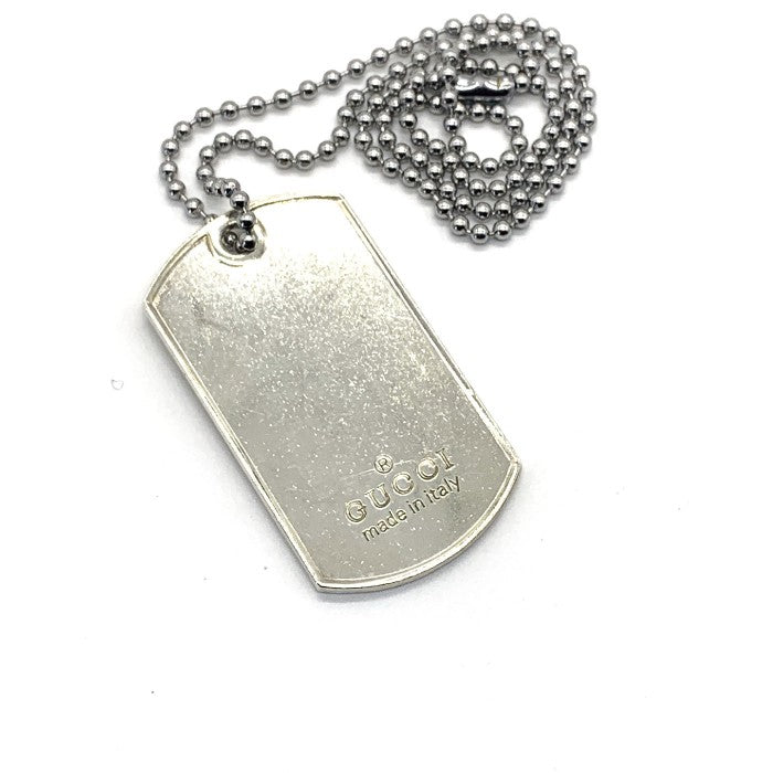 GUCCI グッチ DOG TAG ドッグタグ ネックレス シルバー 925 - ネックレス