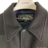 CHALLENGER チャレンジャー CLG-JK013-009 ROCKET'S MELTON JACKET メルトン 中綿シンサレート コーチジャケット ブラック sizeM 瑞穂店