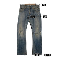 DOLCE&GABBANA ドルチェ&ガッバーナ 17 LOOSE ダメージ加工 デニムパンツ ロゴプレート Size 46 福生店