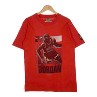 90's MICHAEL JORDAN マイケルジョーダン フォトプリント Tシャツ 1991STARTER ONEITA レッド Size L 福生店