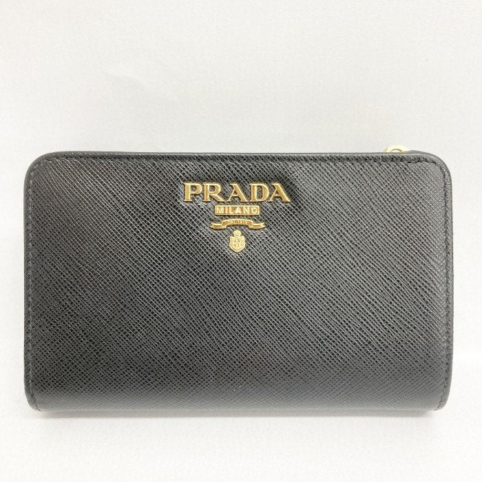 PRADA☆鑑定済☆サフィアーノ1ML225 黒 ブラック プラダ財布ショップ