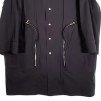 MONCLER モンクレール 20年 Rick Owens リックオウエンス NESBITT LONG PARKA ロングパーカー ブラック ナイロン Size 1 福生店