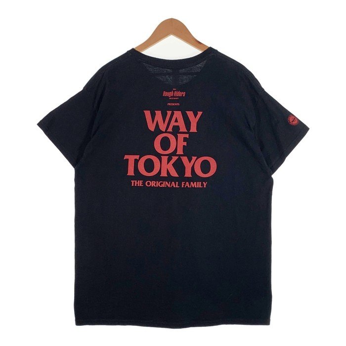 RATS ラッツ WAY OF TOKYO プリントTシャツ ブラック ギルダンボディ ブラック Size XL 福生店