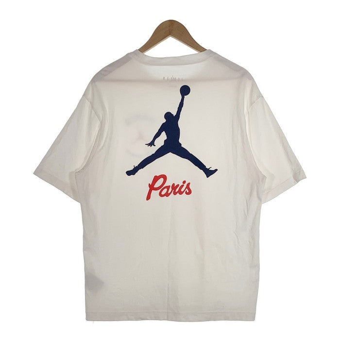 AIR JORDAN エアジョーダン PARIS SAINT-GERMAIN パリサンジェルマン LOGO S/S TEE プリントTシャツ ホワイト  DJ0402-100 Size L 福生店