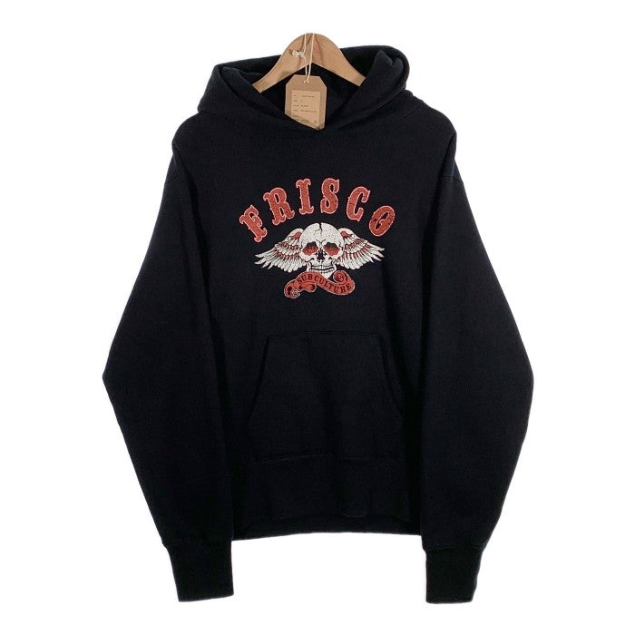 Subculture サブカルチャー 21AW VINTAGE SWEAT HOODIE FRISCO プルオーバースウェットパーカー ブラック SCHP-A2103 Size 2トップス